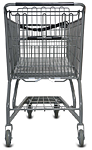 Metal Wire Grocery Shopping Cart