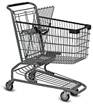Metal  Wire Grocery Shopping Car